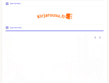 Tablet Screenshot of kirjaruusu.fi